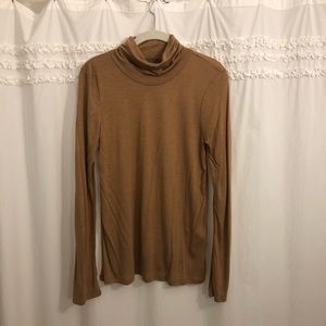 Zara Camel Knit Turtleneck